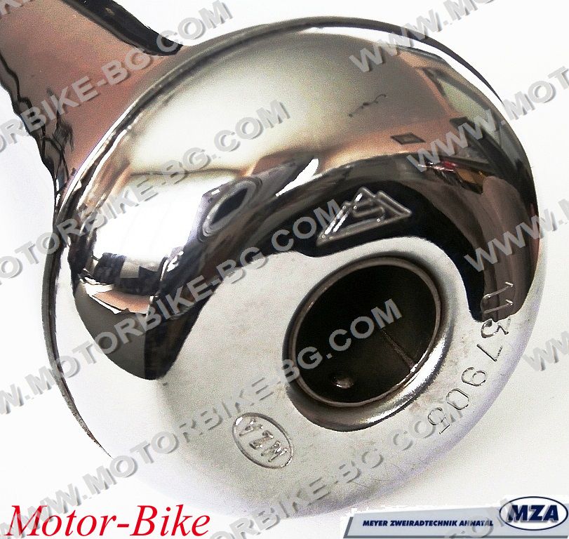 Exhaust chrome 28mm for Simson S50, S51, S53, S70, S83, KR51/2