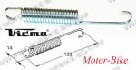 СКУТЕР ПРУЖИНА ЗА СТОЙКА ОПОРНА УНИВЕРСАЛНА L-123мм Ф2.5мм-1