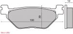 НАКЛАДКИ ЗА ДИСКОВА СПИРАЧКА ЗАДНИ ЗА ЯМАХА XP T MAX 500