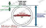 ВЕЛО ГУМА ВЪТРЕШНА 24x1 3/8 (32/37-534/540) AV=32мм BR ЛОНГ РАЙД-2