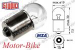 ЛАМПА 12V/21W BA15S G18 - MZA /НЕМСКА/