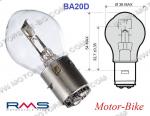 ЛАМПА 12V/35-35W BA20D S2 (RMS)