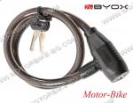 ВЕЛО КАТИНАР СПИРАЛА 11x1000мм С КЛЮЧ ЧЕРЕН BYOX GK102.112
