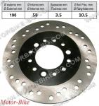 СКУТЕР ДИСК СПИРАЧЕН 190x58 GY6-50/70/80/125/150 / МОТО