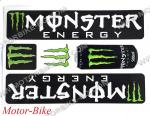 ЕМБЛЕМИ МОНСТЕР ЧЕРНО-ЗЕЛЕНИ-БЕЛИ /MONSTER/ К-Т 25x17.5см
