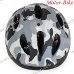 ВЕЛО КАСКА Y03 СИВО-ЧЕРНА S (48-54cm) със задна LED светлина BYOX-2