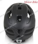 ВЕЛО КАСКА ДЕТСКА Full face К01 ЧЕРНА S (48-56cm) със задна LED светлина BYOX-3