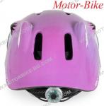 ВЕЛО КАСКА ДЕТСКА Kati Y26 ЛИЛАВА S (48-54cm) със задна LED светлина BYOX-3