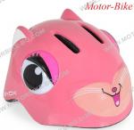 ВЕЛО КАСКА ДЕТСКА Kati Y26 РОЗОВА S (48-54cm) със задна LED светлина BYOX