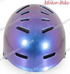 ВЕЛО КАСКА ДЕТСКА Skate Y25 ЛИЛАВА M (54-58cm) със задна LED светлина BYOX-2